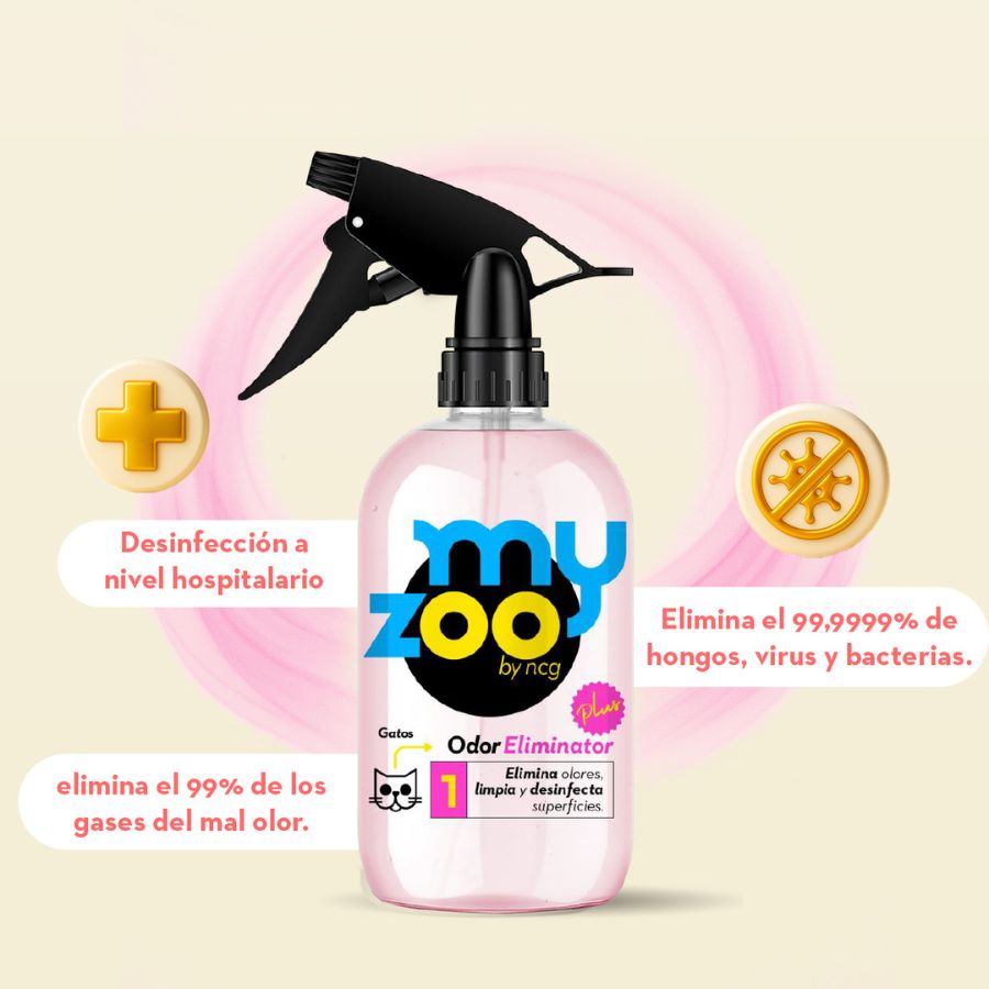 My Zoo Odor Eliminator Plus Gato 500CC, , large image number null