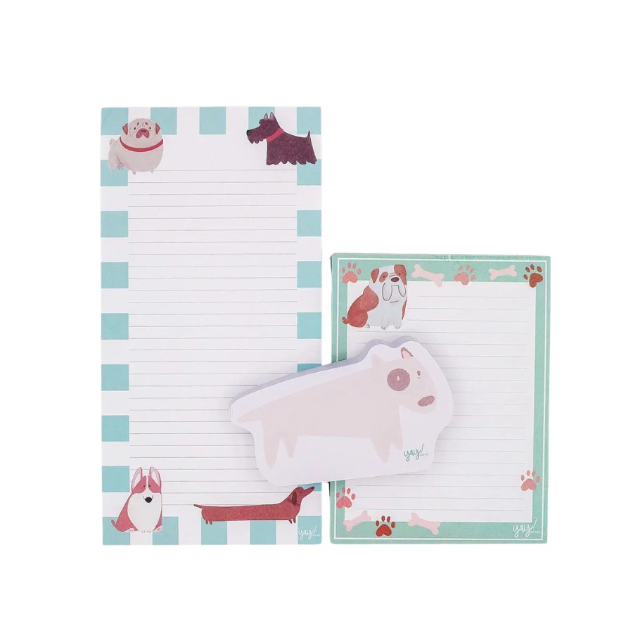 Yay! paper set de taco de notas - perros