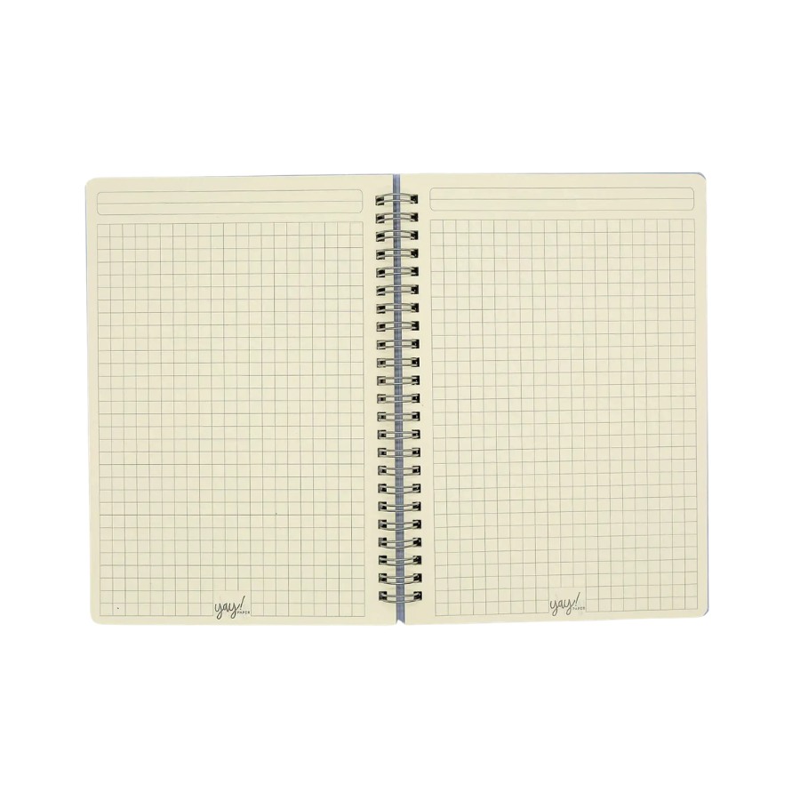 Yay! paper cuaderno mediano cuadriculado - perro floral, , large image number null