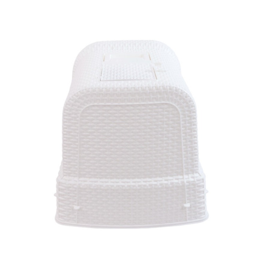 Arenero cerrado para gatos tipo rat&aacute;n blanco con filtro y pala, , large image number null