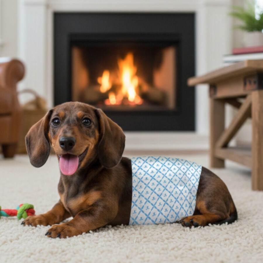 Nice Care Pa&ntilde;ales desechables para perros macho, , large image number null