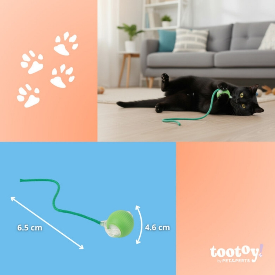 Tootoy! juguete pelota trenzada para gato, , large image number null