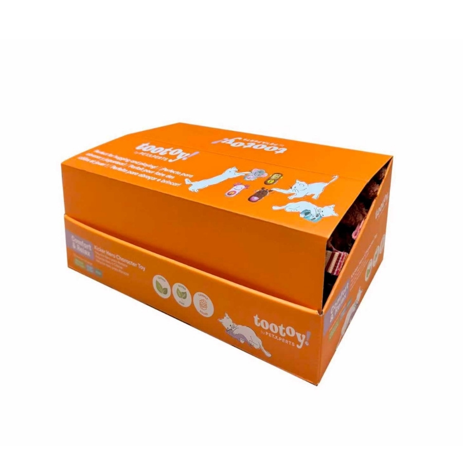 Tootoy! comfort & relax juguete surtido kicker hero para gatos, , large image number null