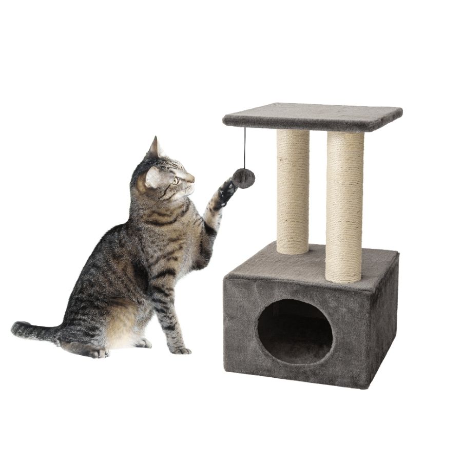 Colette gimnasio media torre rascar y esconderse gris, , large image number null