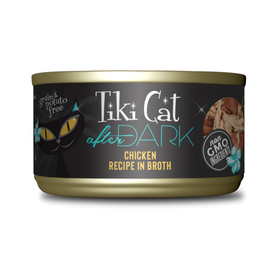 Tiki cat after dark alimento h&uacute;medo para gatos de pollo 80GR, , large image number null