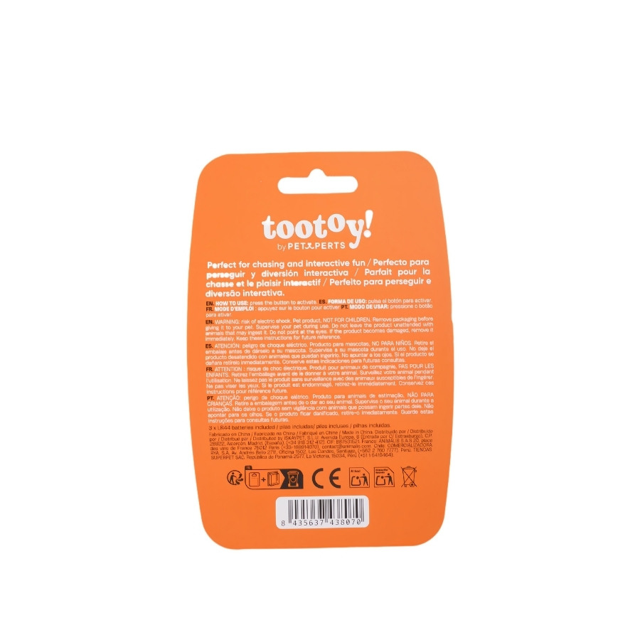 Tootoy! juguete rat&oacute;n l&aacute;ser interactivo para gato, , large image number null