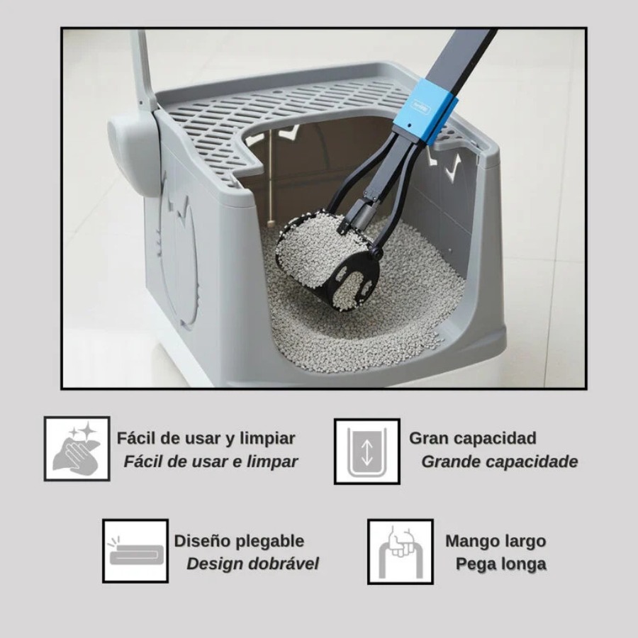 Nice Care Recogedor de excrementos plegable para perros, , large image number null