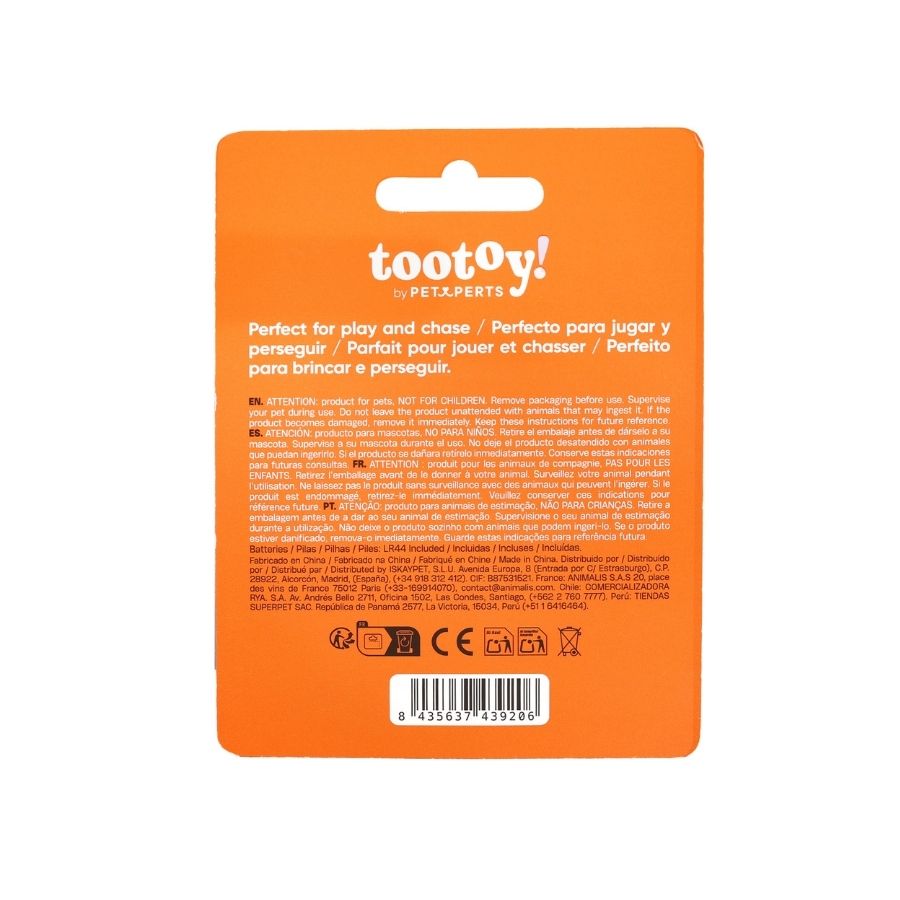 Tootoy! juguete pelota luminosa para gato, , large image number null