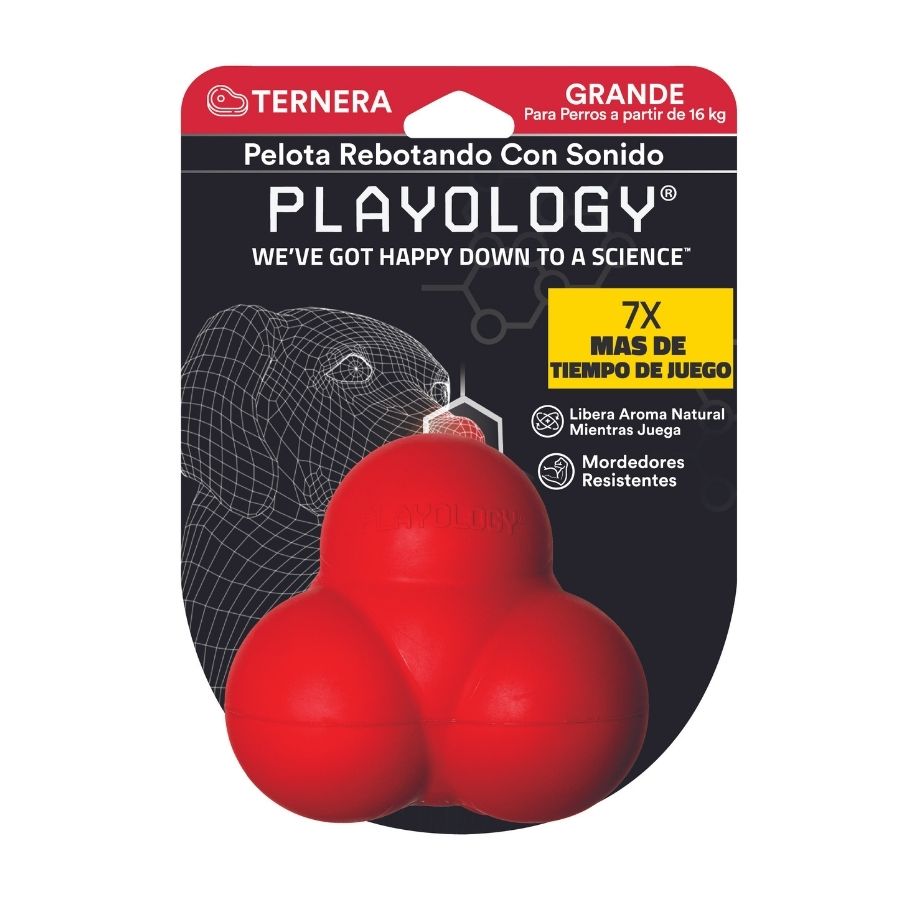 Bola de rebote con aroma a carne tama&ntilde;o grande