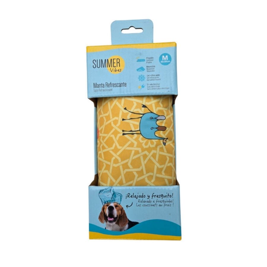 Summer Vibes Manta de enfriamiento premium con estampado de camello para perros, , large image number null