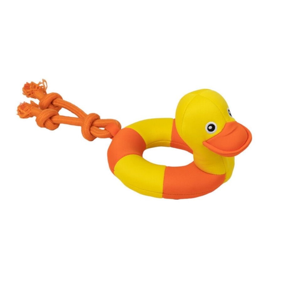 Summer Vibes Juguete verano flotante pato con cuerda para perros, , large image number null