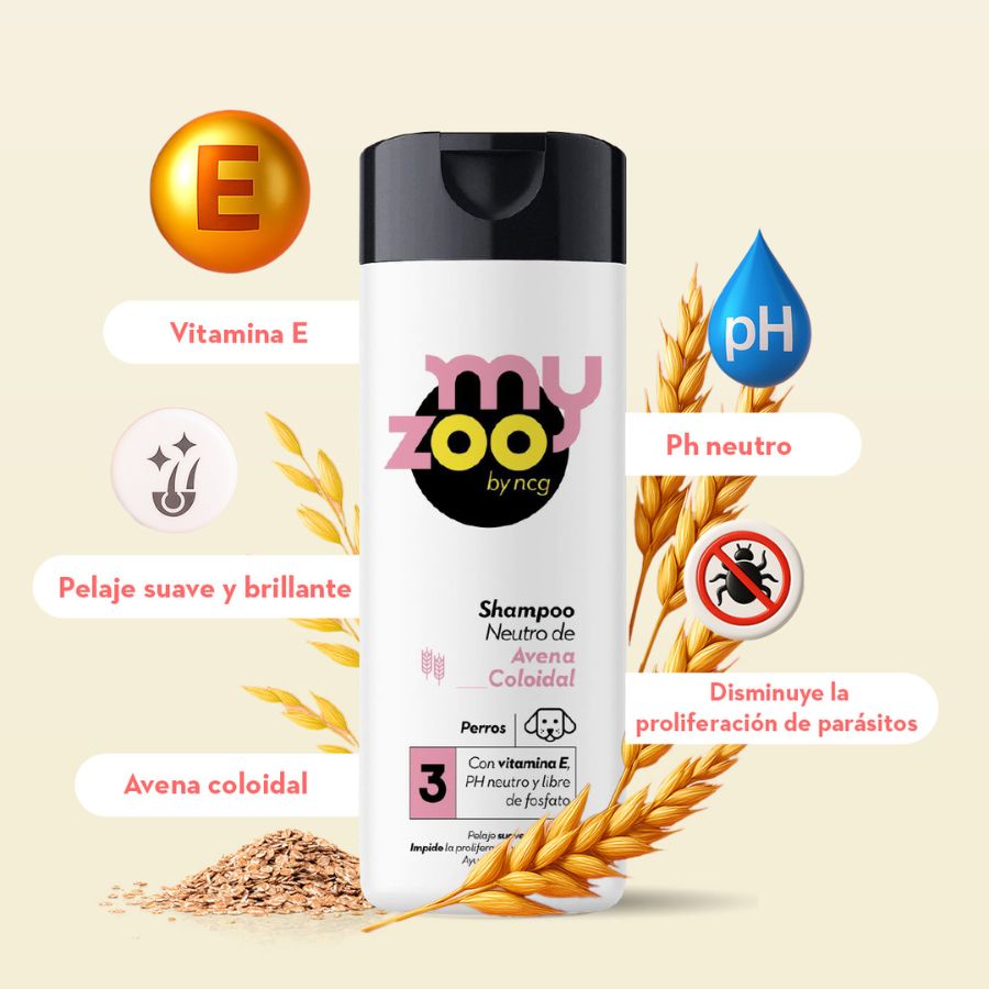 My Zoo Shampoo Neutro Avena Coloidal  420CC, , large image number null