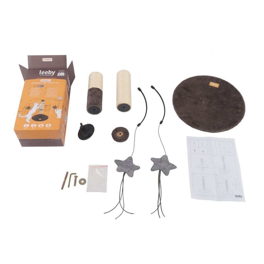 Sol poste de sisal con espiral, , large image number null