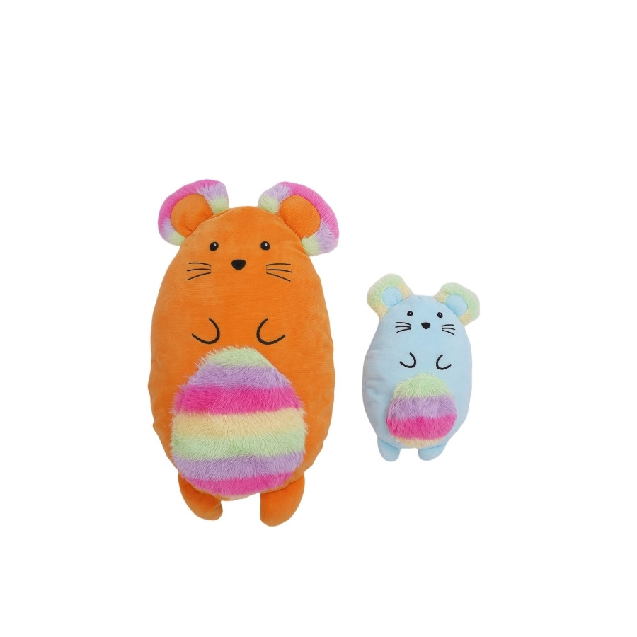 Tootoy! juguete de peluche rat&oacute;n arco&iacute;ris para gato