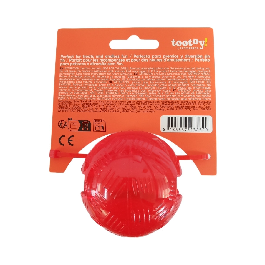 Tootoy! juguete pelota de goma resistente para perro, , large image number null