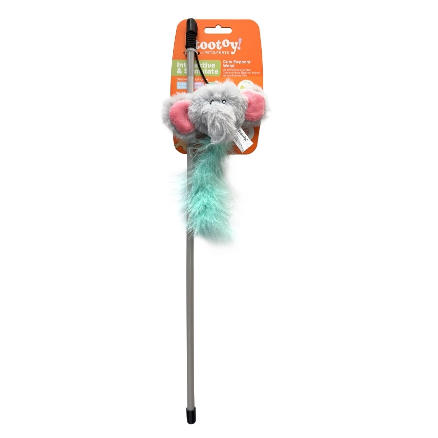 Tootoy! juguete de varita de elefante para gatos, , large image number null