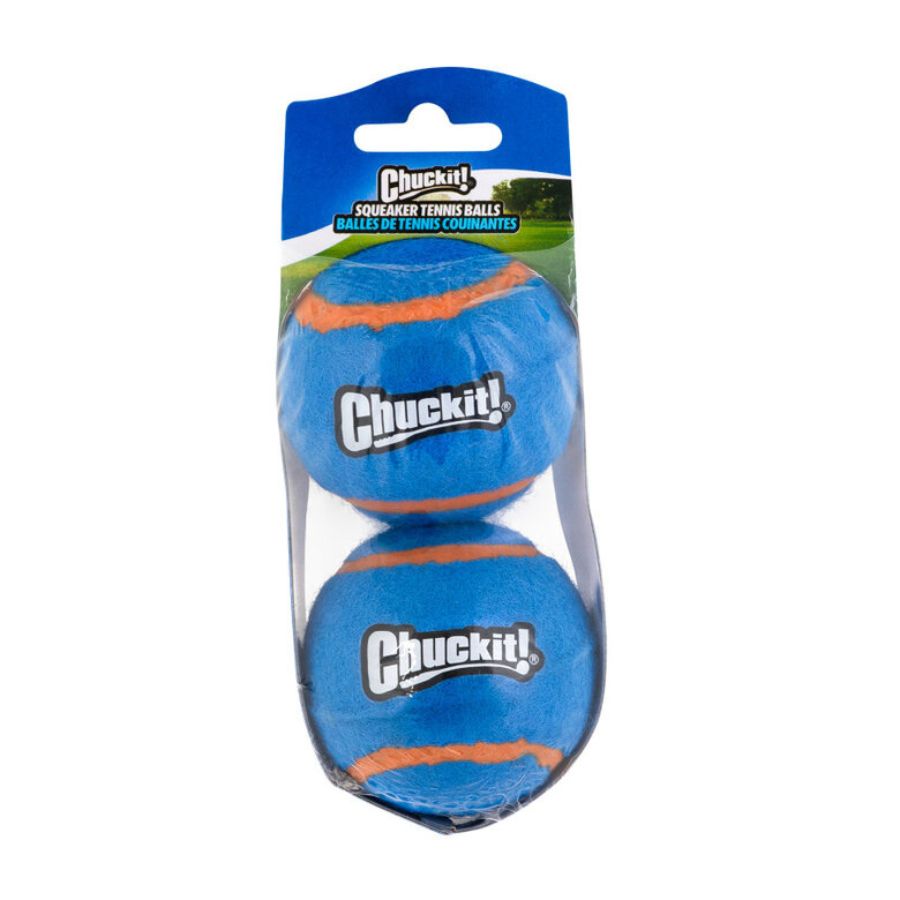 Ci squeaker tennis ball md 2pk