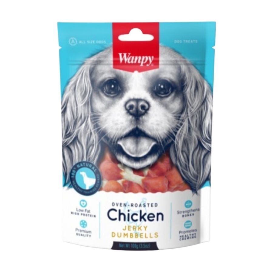 Chicken jerky dumbbells 100GR, , large image number null