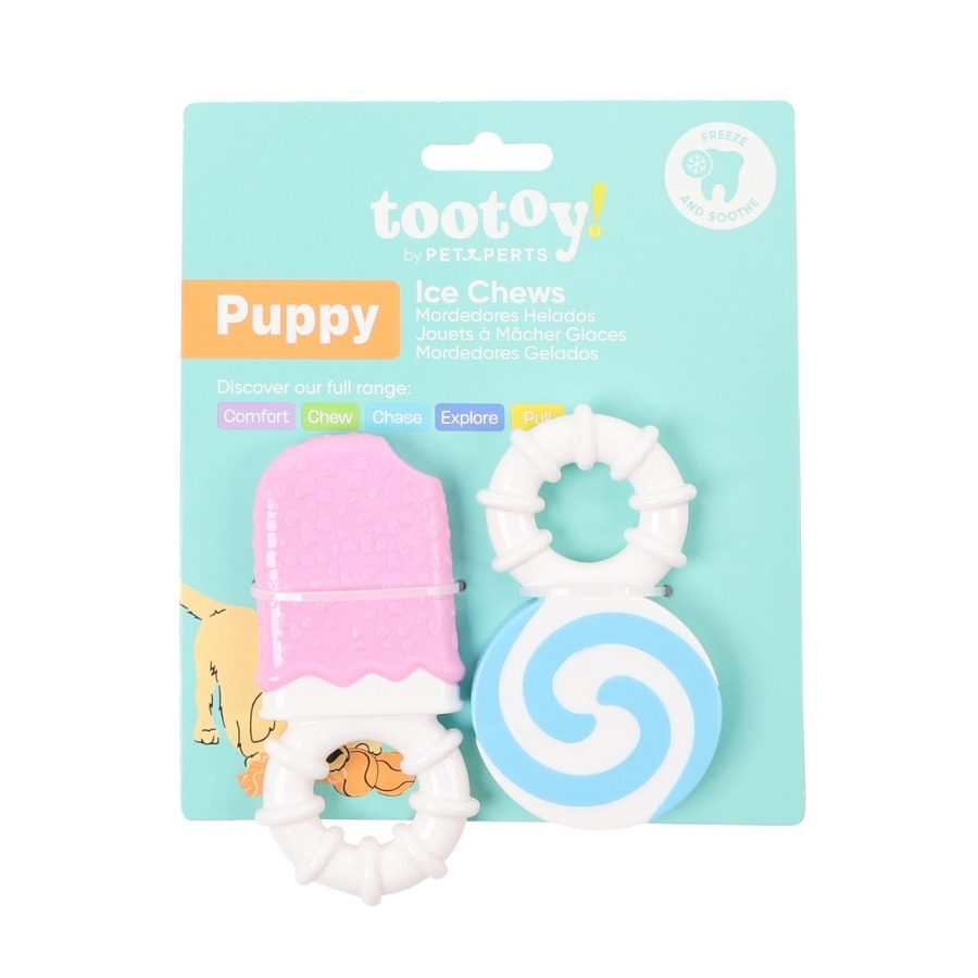 Tootoy! juguete mordedores con forma de helado para cachorro, , large image number null