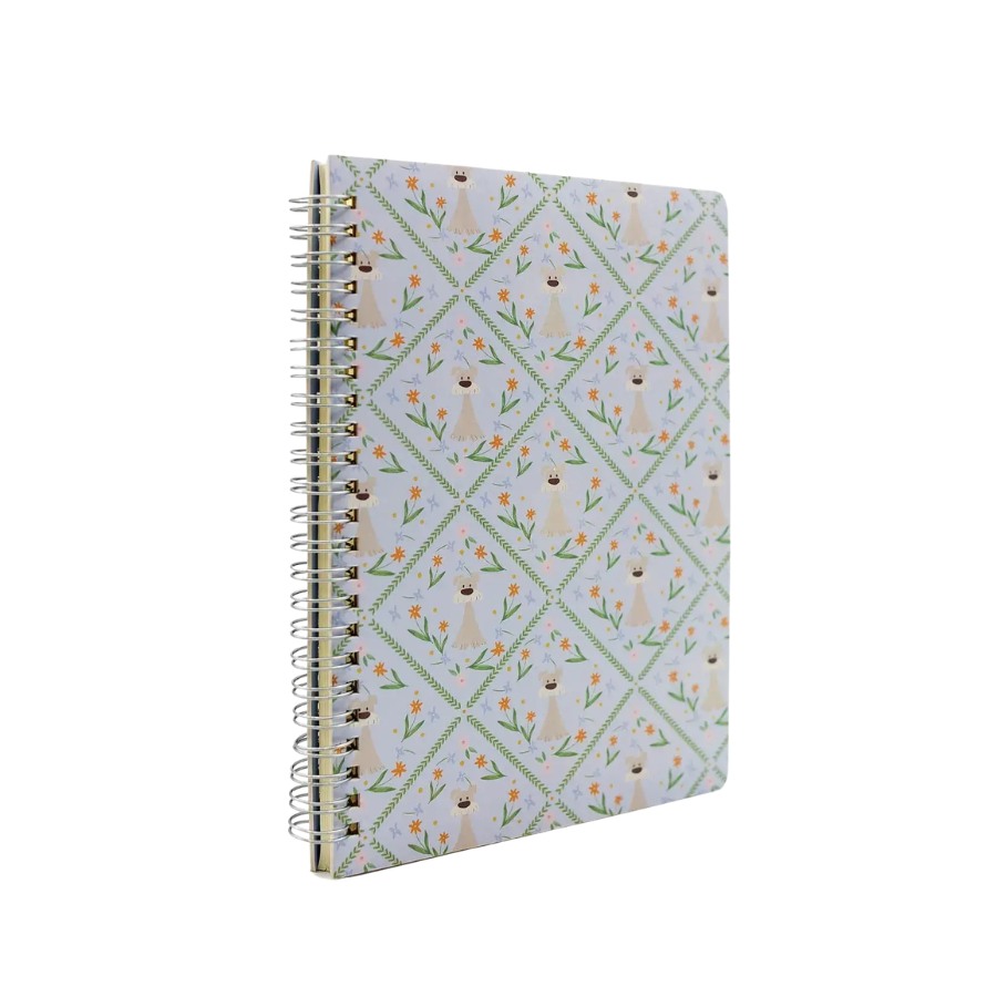 Yay! paper cuaderno mediano cuadriculado - perro floral, , large image number null