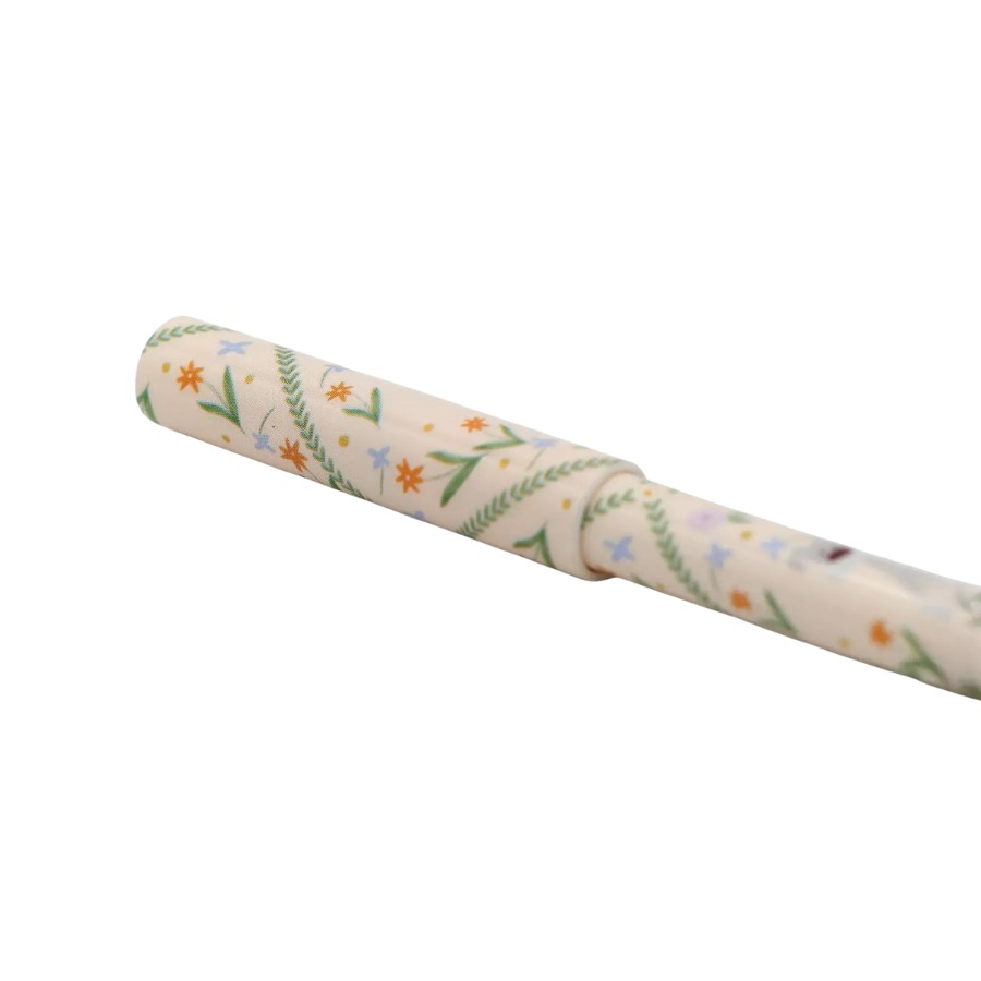 Yay! paper boligrafo tinta azul perro floral, , large image number null