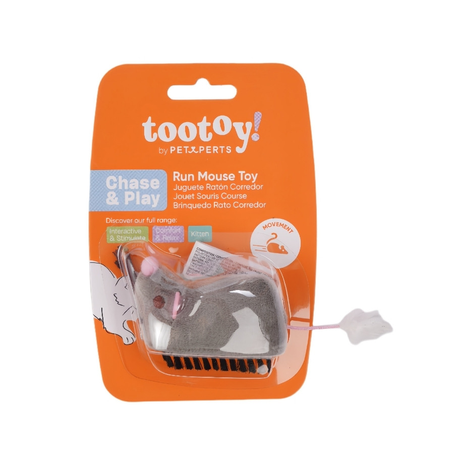 Tootoy! juguete lanzador rat&oacute;n de carrera para gato, , large image number null