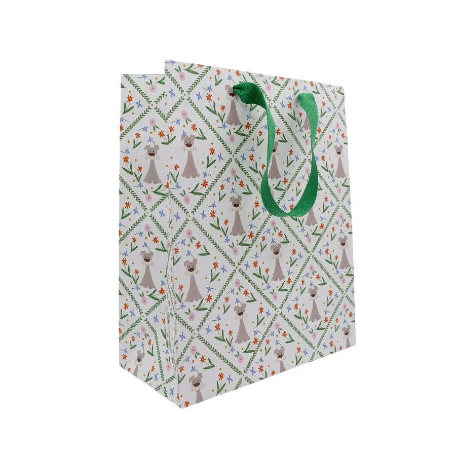 Yay! paper bolsa regalo grande perro floral