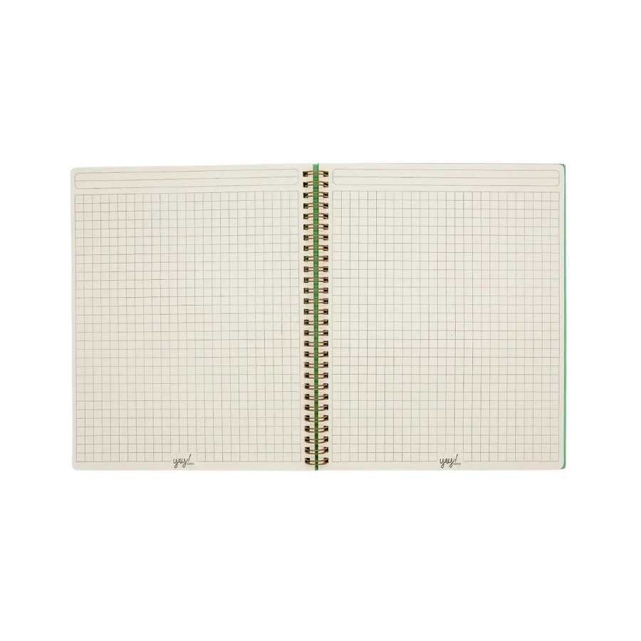 Yay! paper cuaderno cuadriculado td perro floral, , large image number null