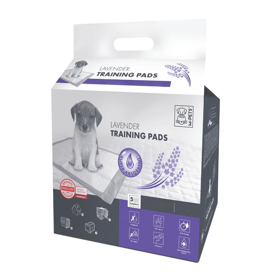 Mpets alfombrilla de entrenamiento lavanda 30pcs