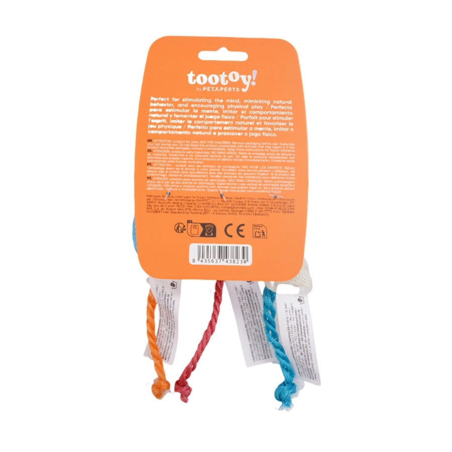 Tootoy! juguete peluche ratones de arpillera para gato, , large image number null