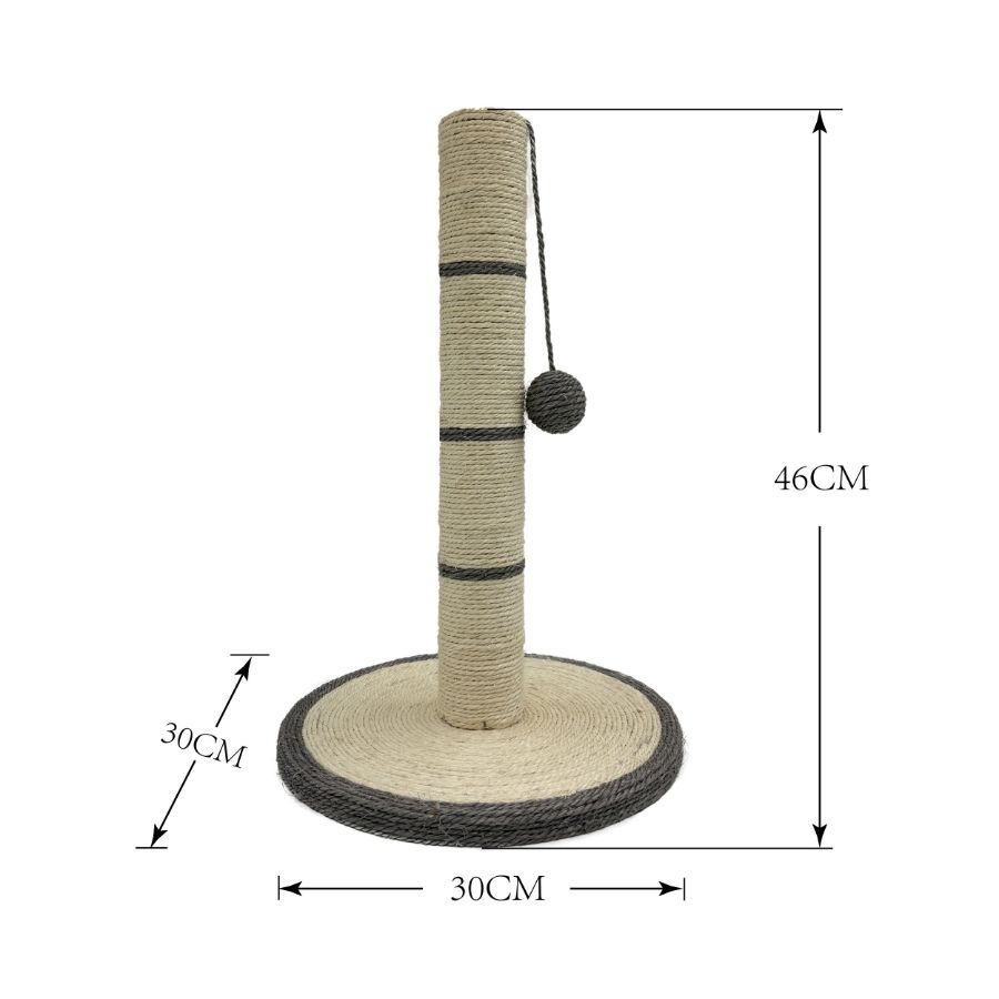 Isidoro poste de sisal con juguete, , large image number null