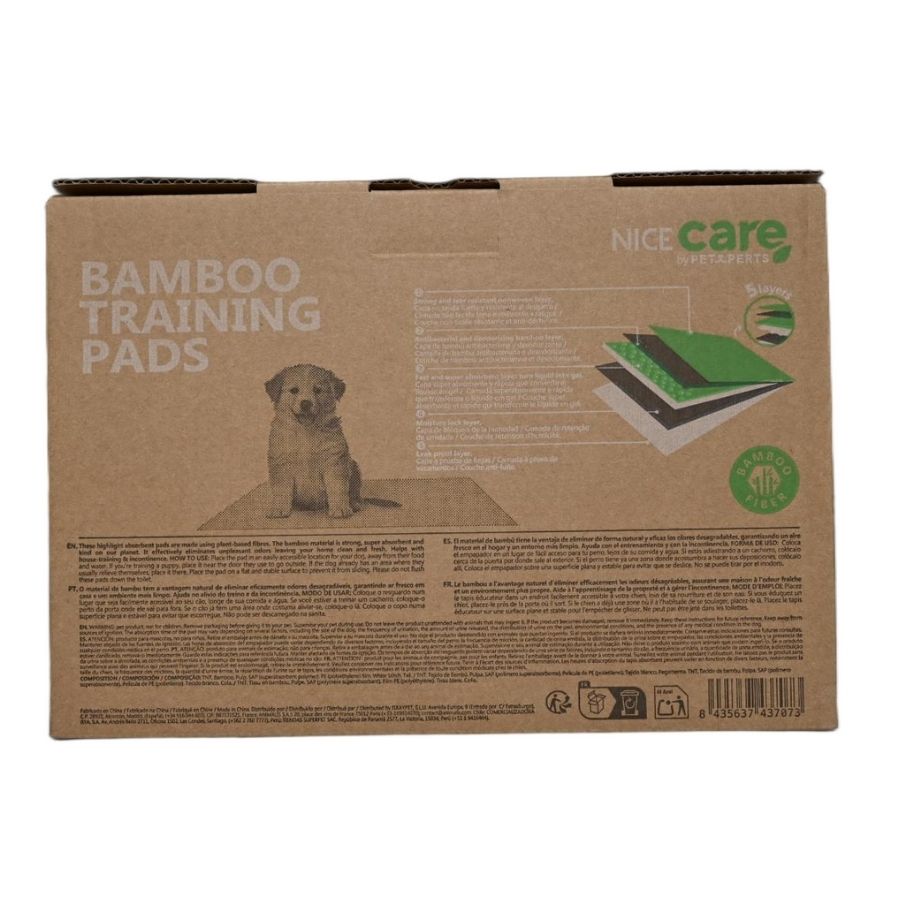 Alfombrilla de piso bamb&uacute; 55 x 55 30 pcs, , large image number null