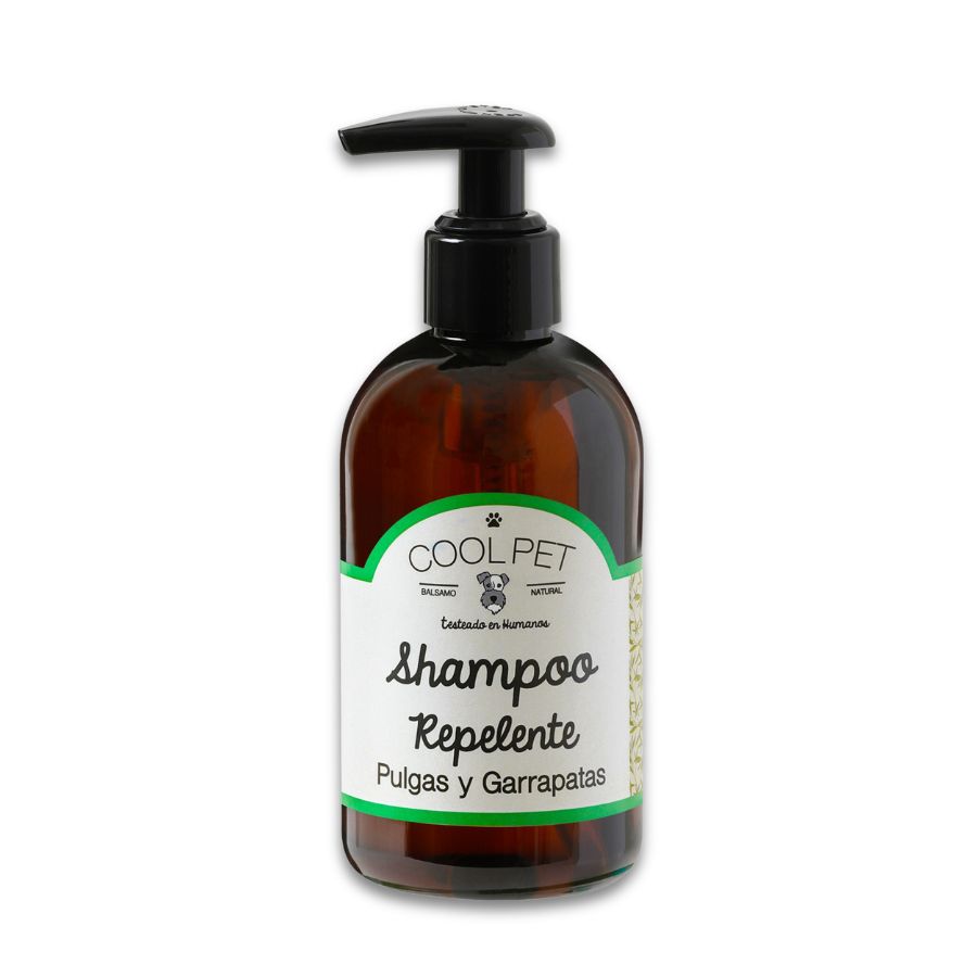 Shampoo repelente pulgas y garrapatas