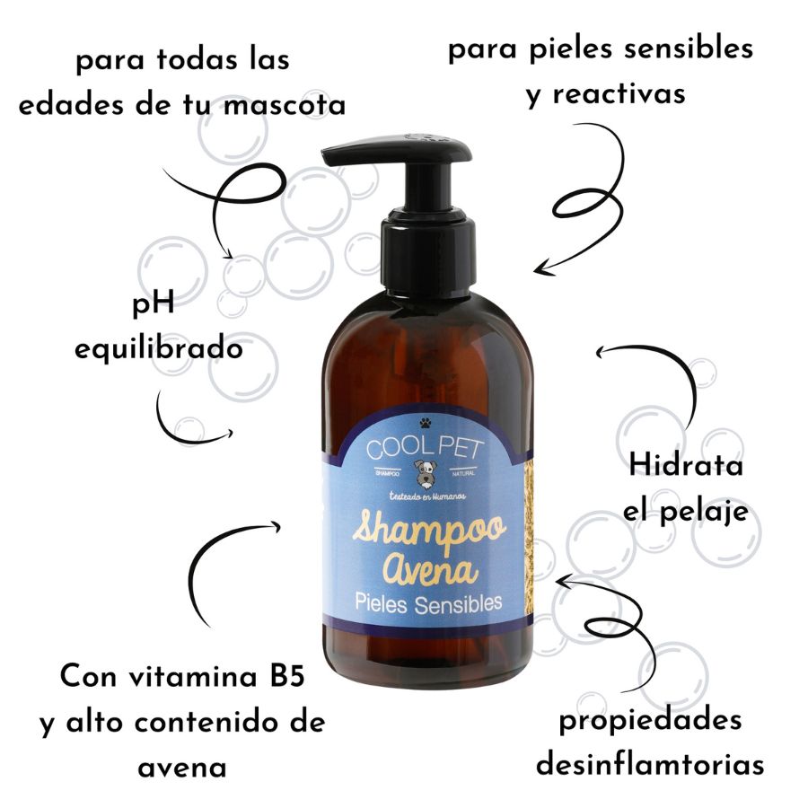 Shampoo de avena para pieles sensibles, , large image number null