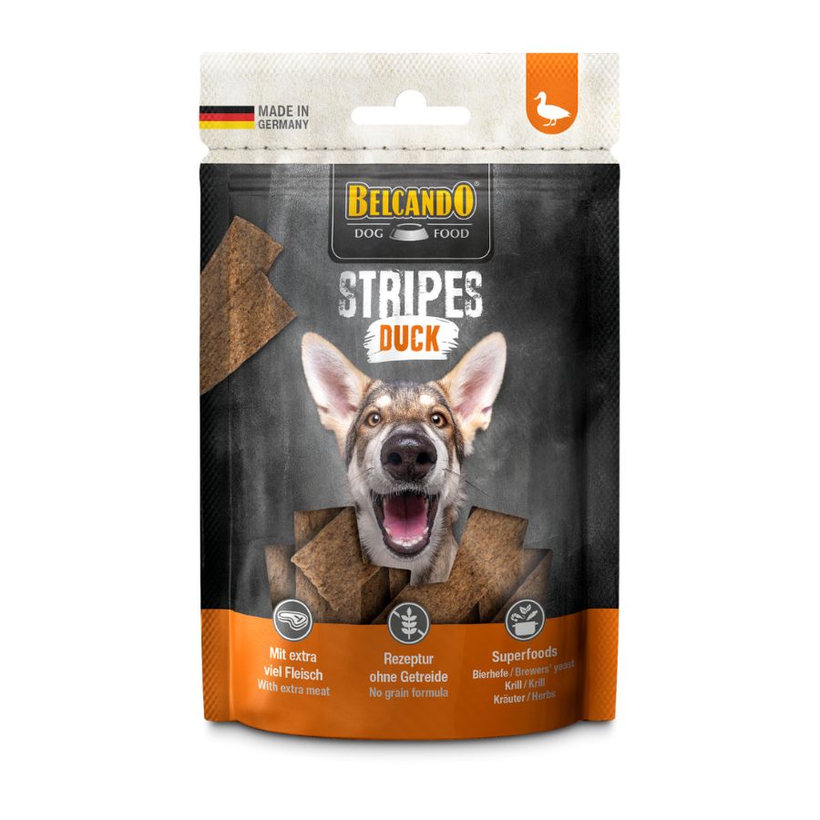 Belcando tiras snack para perro sabor pato 70GR