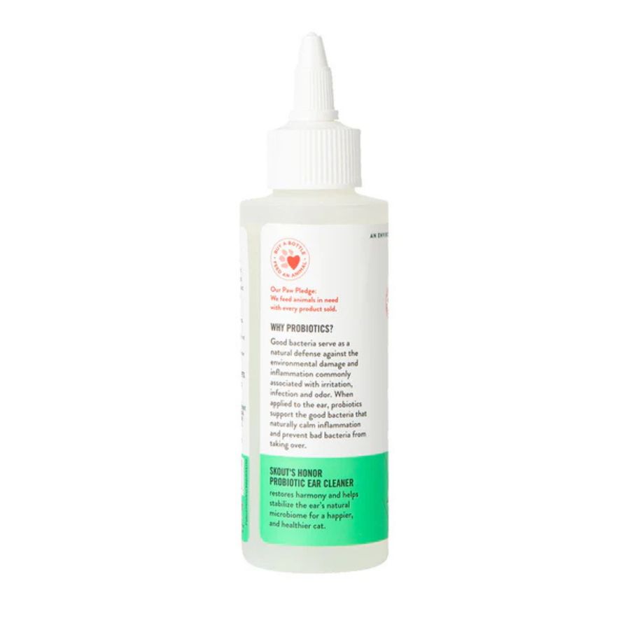 Skouts honor gato limpiador probiotico de oidos 118ML para gatos, , large image number null