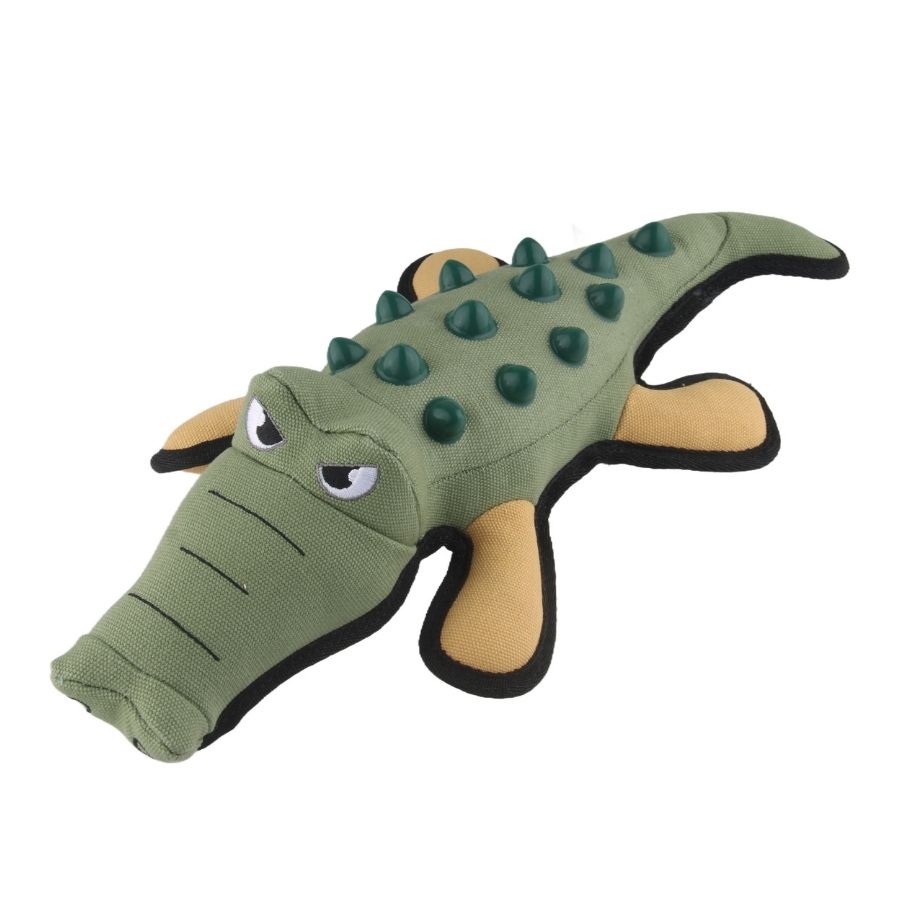 Tootoy! juguete peluche resistente cocodrilo para perro