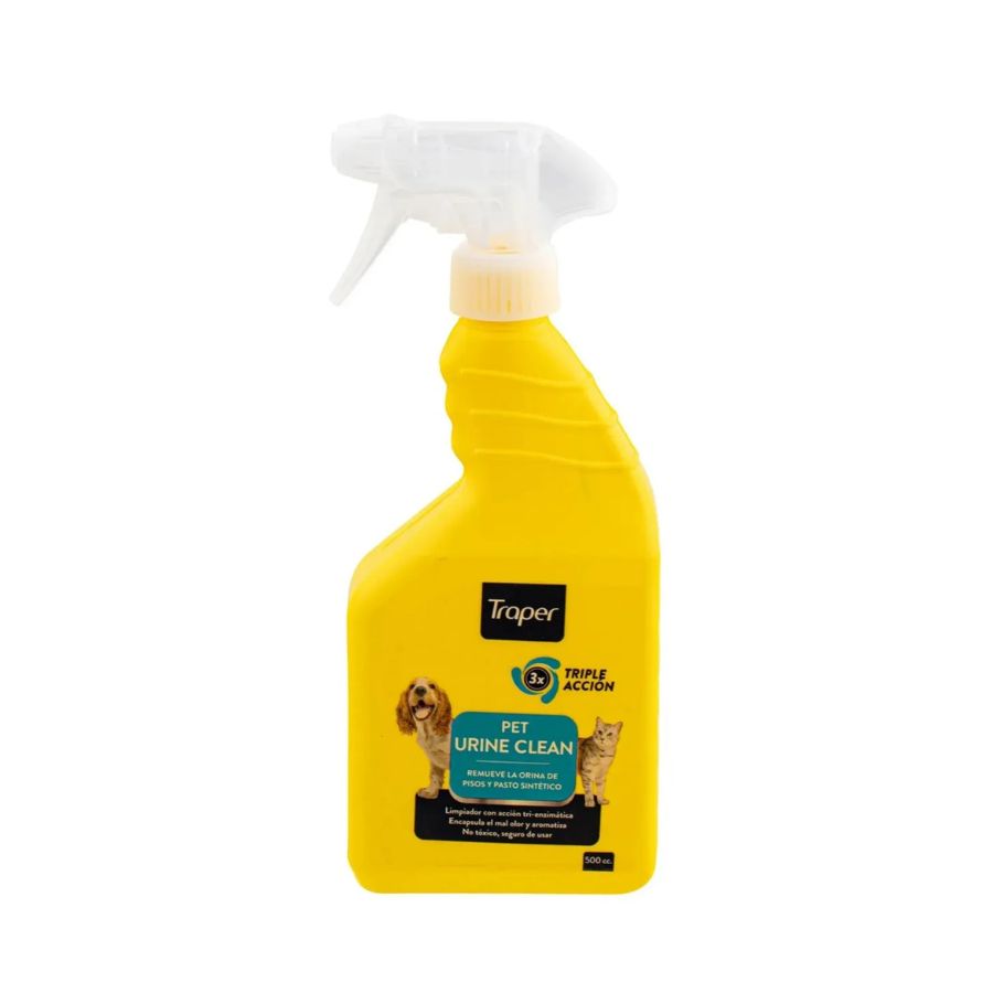 Traper limpiador y eliminador de olores pet urine 500ML