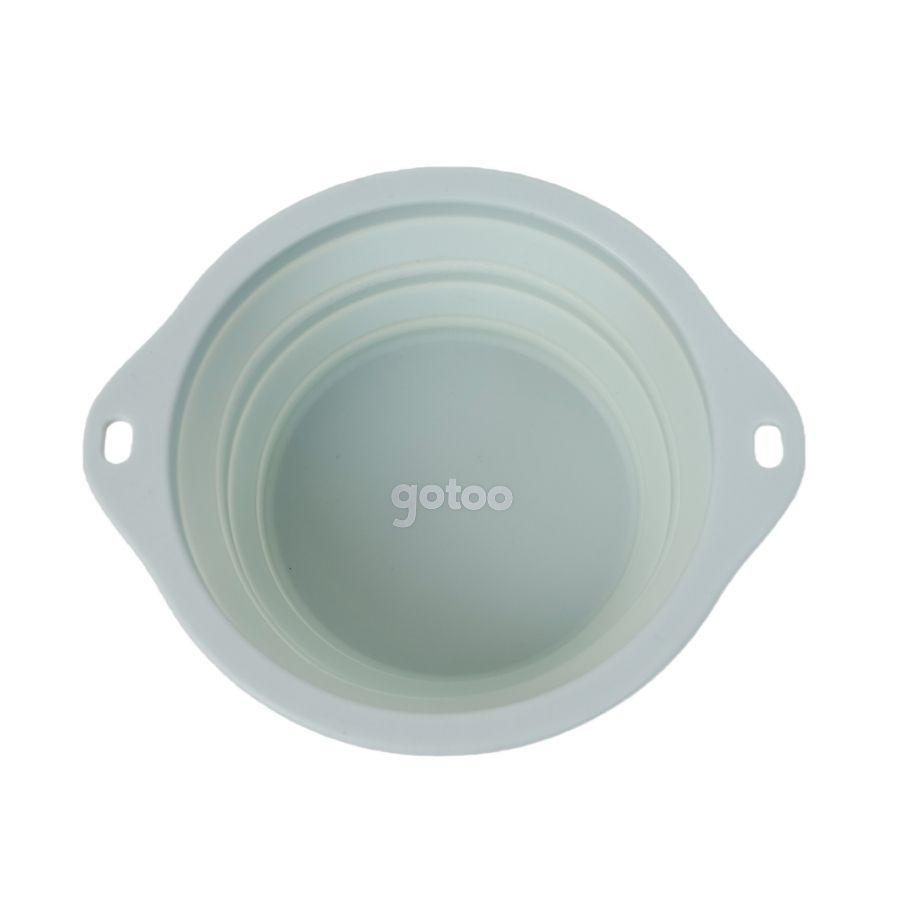 Gotoo plato plegable de silicona para perros 800ML color verde, , large image number null