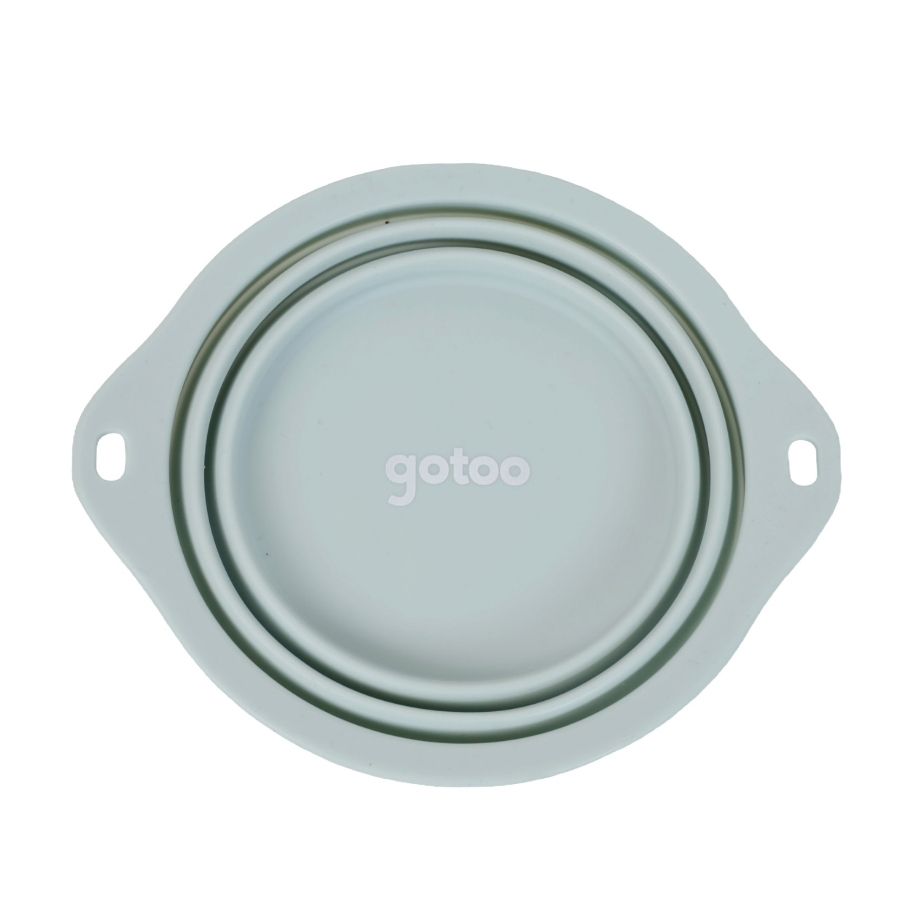 Gotoo plato plegable de silicona para perros 800ML color verde, , large image number null