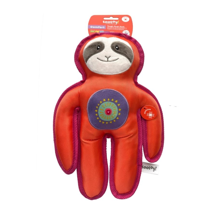 Tootoy! comfort peluche perezoso resistente para perros, , large image number null