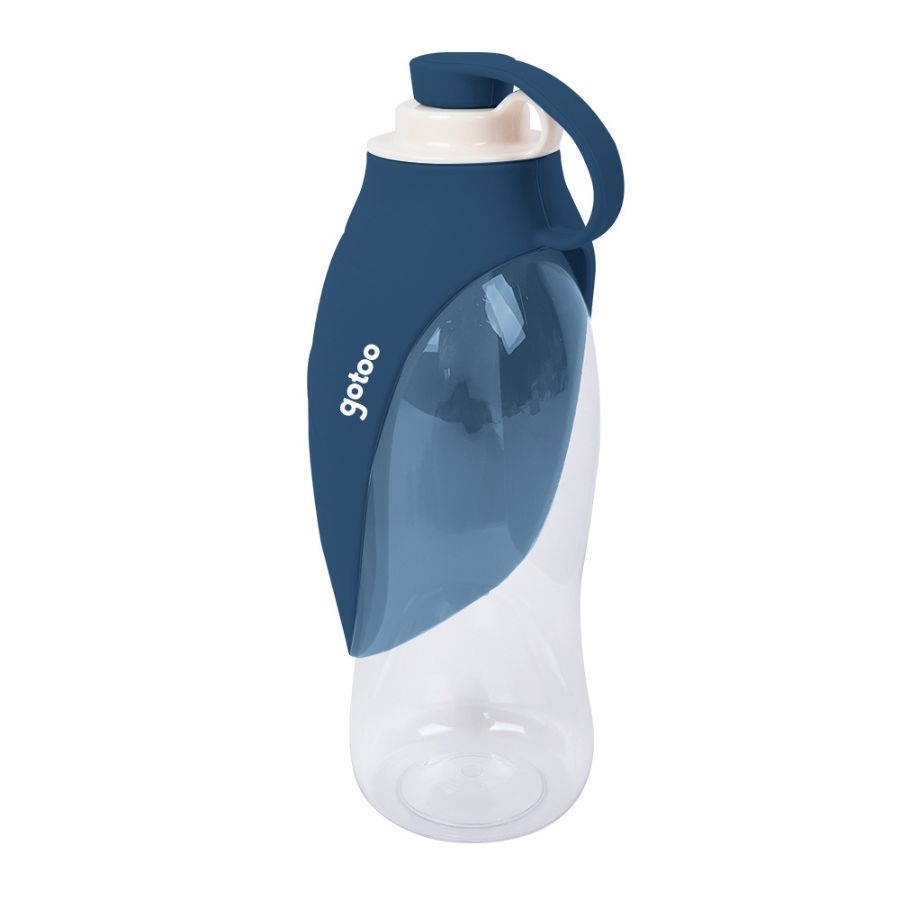 Gotoo botella de agua color azul 550ML forma de hoja, , large image number null