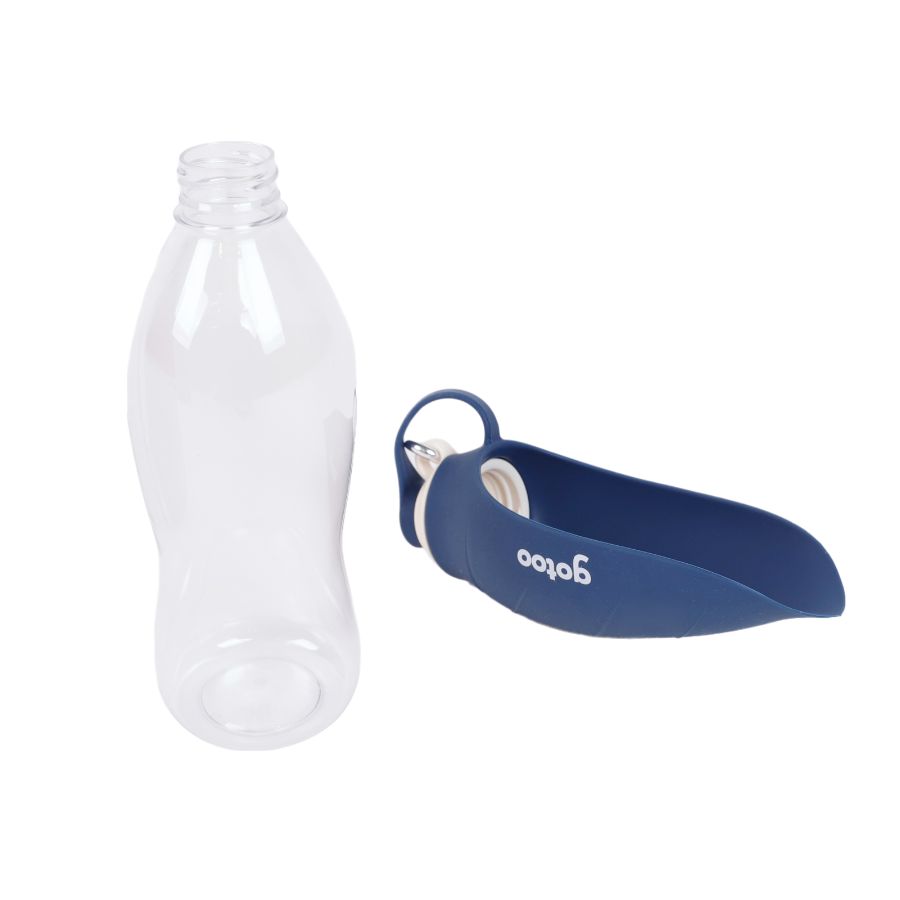 Gotoo botella de agua color azul 550ML forma de hoja, , large image number null