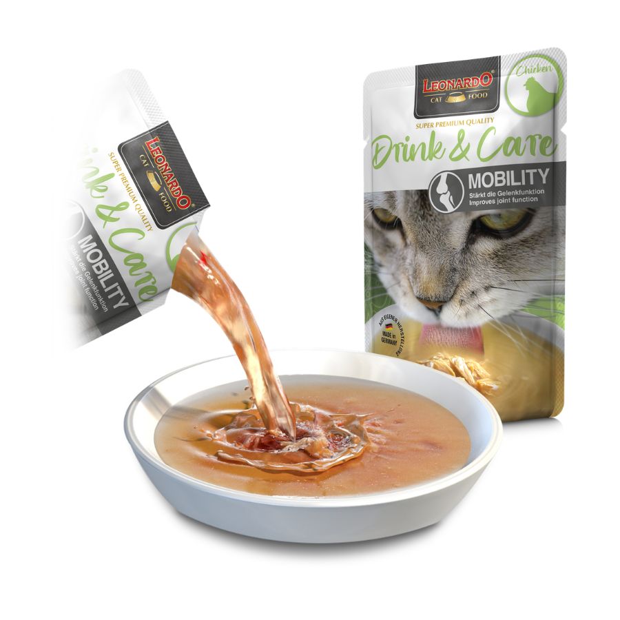 Leonardo alimento h&uacute;medo para gatos drink & care mobility 40GR, , large image number null