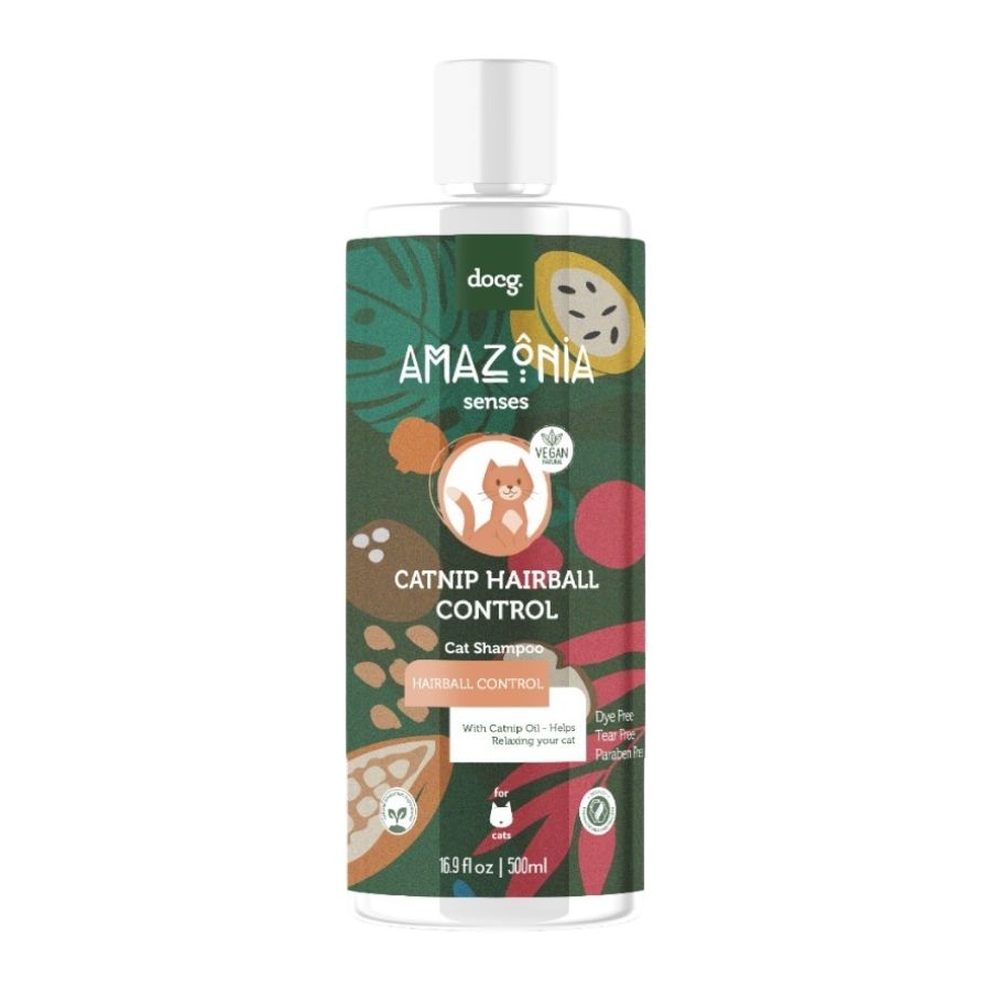Amazonia shampoo para gato con catnip 500ML, , large image number null