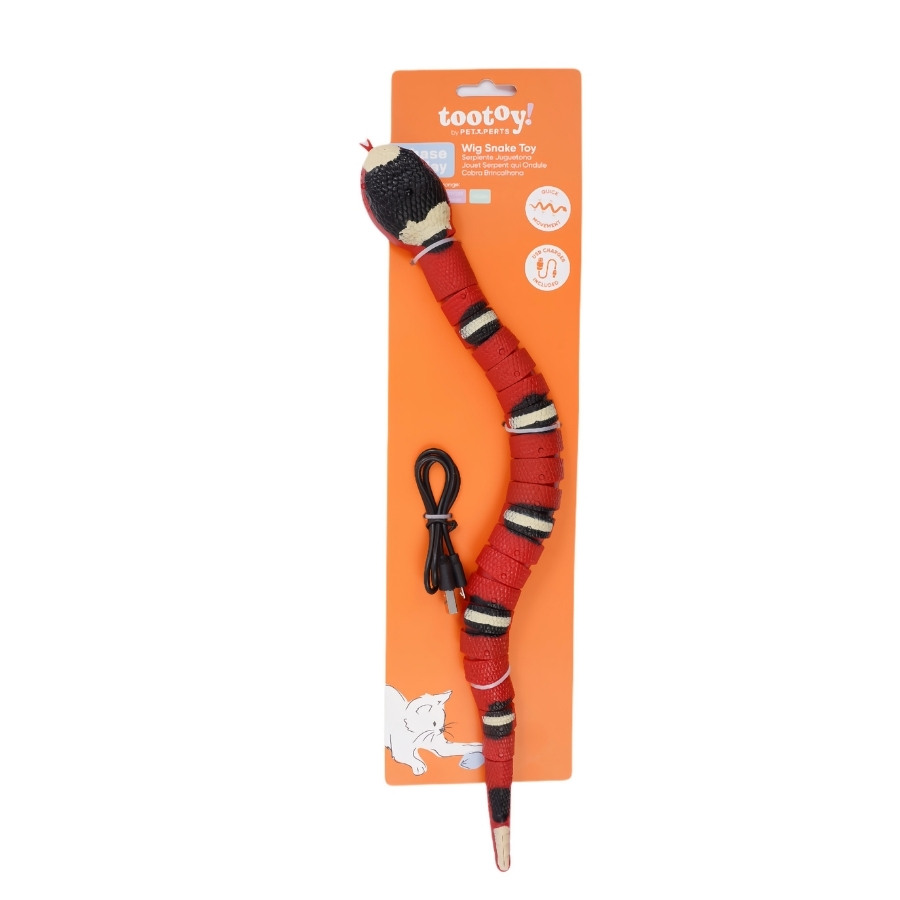 Tootoy! juguete lanzador serpiente ondulante para gato