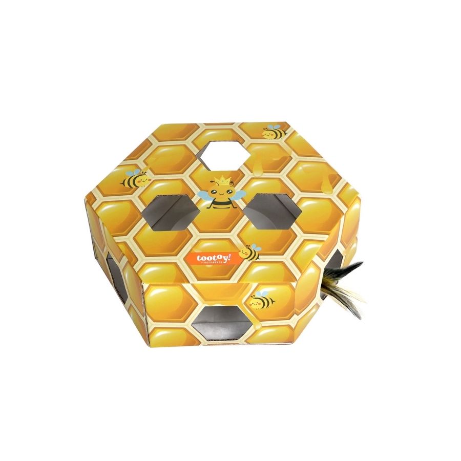 Tootoy! juguete panel de abeja interactivo para gato