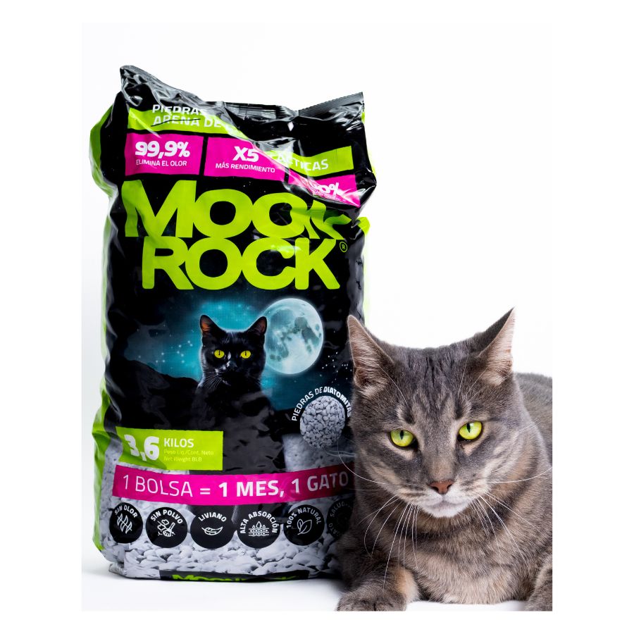 Moonrock arena sanitaria para gatos base a piedras de diatomea 3.6KG, , large image number null