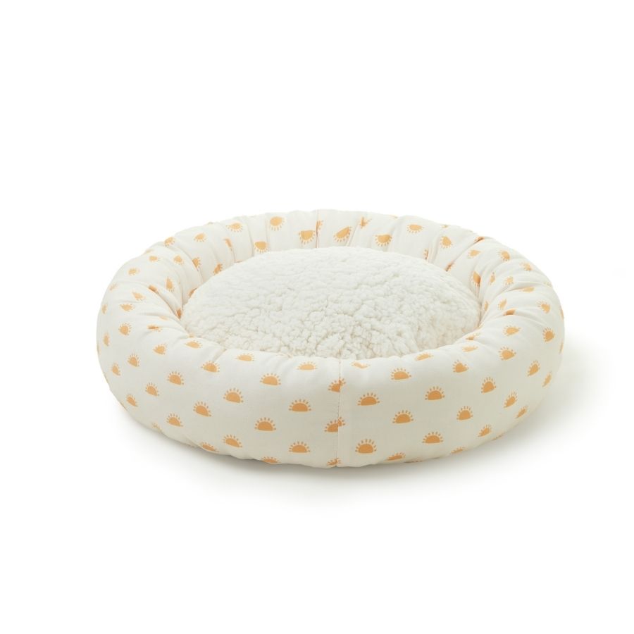 Leeby Cama Redonda Para Gatos Estampada Con Soles, , large image number null