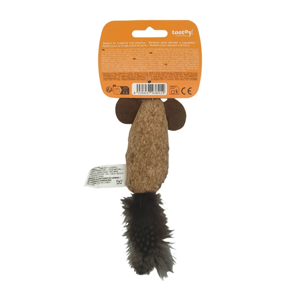 Tootoy! Juguete de rat&oacute;n de corcho para gatos comfort & relax S, , large image number null